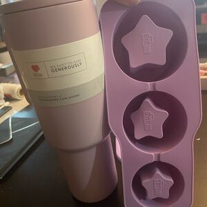Simple Modern Tumbler 40oz Lavender Mist Scuffed Comes with Ice molds